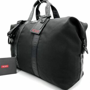 1円《 正規品・美品 》TUMI トゥミ ボストンバッグ2way ビジネスバッグ バリスティックナイロン レザー 革 メンズ 黒 ブラック 大容量 出張