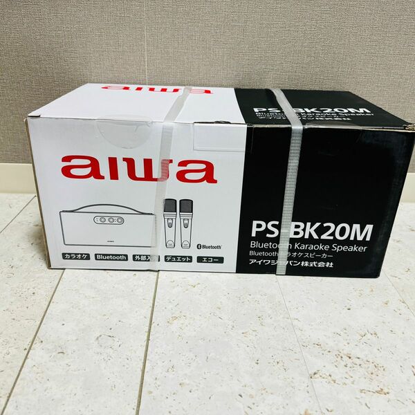 AIWA PS-BK20M Bluetoothカラオケスピーカー PSBK20M