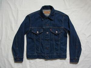 ☆ 90s USA製 Levi's リーバイス 70505 デニム ジャケット size34 紺 ☆古着 Gジャン ユニセックス 70506 ビンテージ オールド 70s 80s