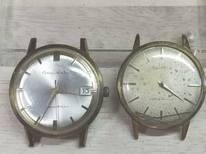 廃業時計店 ジャンク 部品取り カレンダーオートオリエント、ロイヤルオリエント腕時計２個セットVintage Orient watches