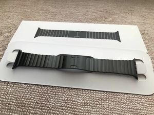 超美品 Apple 純正 リンクブレスレット スペースブラック 42mm 44mm 45mm Apple Watch Band MU9C3FE/A アップルウォッチ