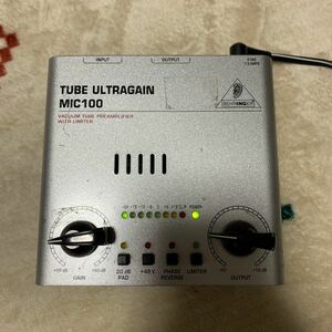 BEHRINGER ベリンガー TUBE ULTRAGAIN MIC100 マイクプリアンプ