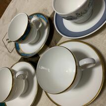 WEDGWOOD ウェッジウッド カップ ソーサー 6点まとめ VALENCIA / GLEN MIST / CALIFORNIA _画像6