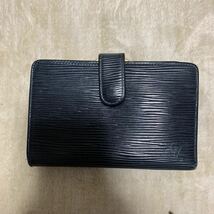 LOUIS VUITTON ルイヴィトン エピ ポルトモネ ヴィエノワ ビエ 二つ折り 財布 がま口 ウォレット MI0071 M63242_画像1