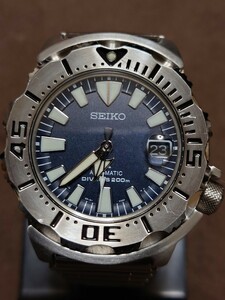 絶版 希少！レア！ SEIKO セイコー 6R15 ネイビーモンスター プロスペックス ダイバーズ SZSC003 自動巻き 6R15-02X0