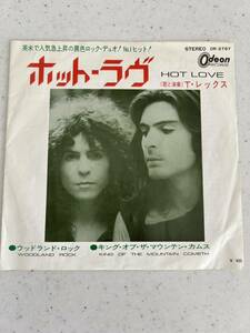 T.REX HOT LOVE 国内盤シングルレコード　激レア