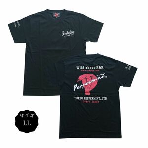 Tシャツ メンズ ブランド おしゃれ 半袖 BACK COBRA TEE 3 RSN-3434 黒 サイズLL ロックンロール ペパーミント