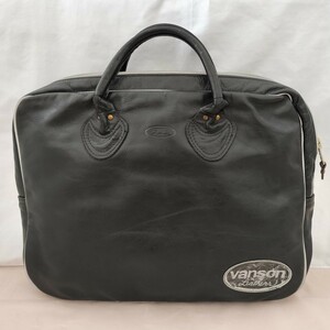 VANSON バンソン NIGHT MANAGER ナイトマネージャー オールレザー ビジネスバッグ ブリーフケース ブラック レザー 本革 バッグ