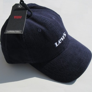 新品 Levi's リーバイス コーデュロイ キャップ ネイビー ブルー サイズ調整可 3850円の品 帽子