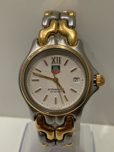 (日)TAG HEUER Professional 200METERS タグホイヤー プロフェッショナル S05.013 クオーツ 腕時計 時計 不動品 現状品 箱付き 付属品付き