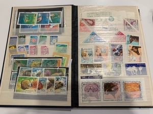 (H)大量まとめ 海外切手 外国切手 日本切手 バラ切手 消印有無し混合 コレクション アメリカ ドミニカ シンガポール ポーランド 100枚以上