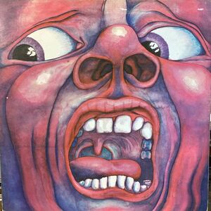 . dono collector ..!TV department .. promo for? ultra rare MAT3/4 UK ISLAND PINK i. record *KING CRIMSON/IN THE COURT OF THE CRIMSON KING Crimson 