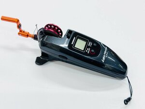 【中古】SHIMANO ワカサギ電動リール　シマノ　レイクマスター CT-T クリスタルブラック スプールアダプタ付き