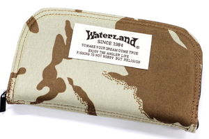 ★WaterLand ウォーターランド スプーンワレット L #ベージュブラウンカモ★