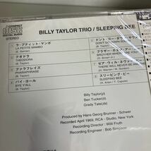 未開封 CD●Billy Taylor Trio (ビリー・テイラー・トリオ) / Sleeping Bee (スリーピング・ビー) POCJ-2632 Jazz ジャズ ●A3597-11＋_画像4