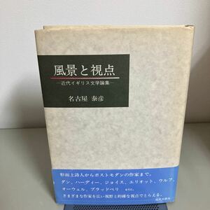 風景と視点　近代イギリス文学論集 近代文藝社 1993年●リアリズムと抽象の間/ジョンダンの宗教詩/コーンウォール/グリニッジ●7242