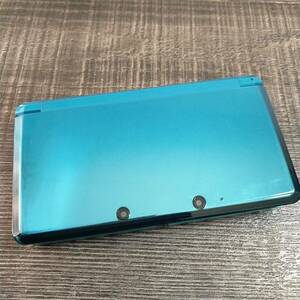 3ds 本体 アクアブルー 青 NINTENDO 3DS 中古 任天堂 送料無料 動作確認◎ 美品 02201