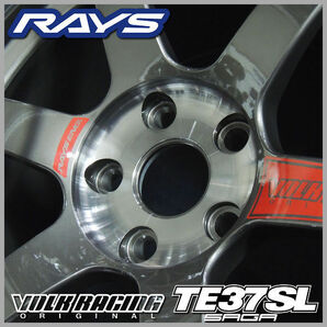 在庫有り 送料無料 GR86 86 BRZ カローラスポーツ 等 RAYS レイズ VOLK ボルクレーシング TE37 SAGA SL 225/40R18 タイヤセットの画像4