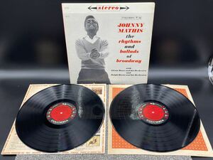 １５９４　レコード　ＬＰ　JOHNNY MATHIS the rhythms and ballads of broadway