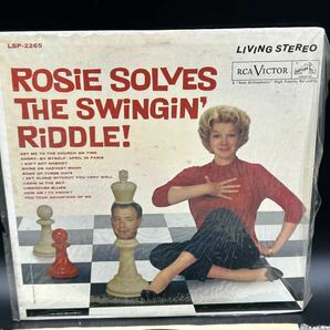 １６２９ レコード ＬＰ ローズマリー・クルーニー《Rosie Solves the Swingin' Riddle!》◆Rosemary Clooney & Nelson Riddleの画像2