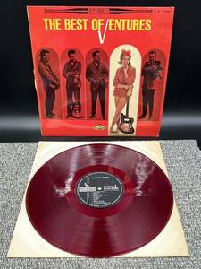 １５６０　レコード　ＬＰ　赤盤　ペラジャケ　THE VENTURES 「The Best Of Ventures」