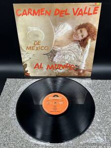 １５６３　レコード　ＬＰ　carmen del valle de mexico al mundo