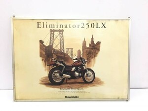 14 カワサキ エリミネーター250LX 非売品 ポスター B2 サイズ 51.5 × 72.8cm 額付 退色有 Eliminator Kawasaki◆エルミ マニア コレクター