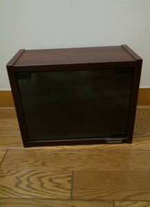 maxell/マクセル★木製　ビデオキャビネット　ビデオテープ収納　コレクションケース ユウズド 同梱可