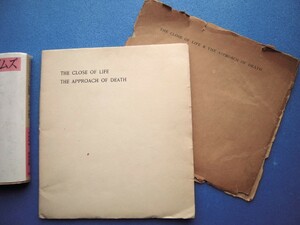 「バートラム・ドベル詩集『人生の終わりと死の接近』限200 1915 The Close of Life: A Poem. The Approach of Death : Sonnets」