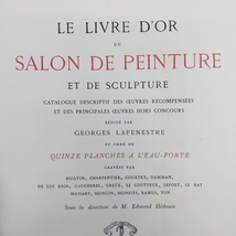 「『ル・サロン』カタログ 1880 銅版15点 Le Livre D'or du Salon de Peinture et de Sculpture」_画像2