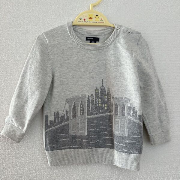 babyGAP 風景柄ニット 90サイズ