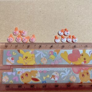 ドキンちゃん アンパンマン 3Dネイルパーツ キャラクター ほっぺ ハート付き