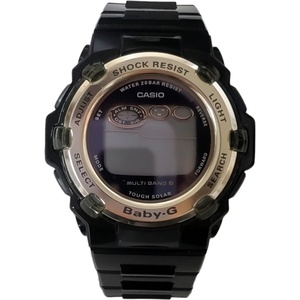 【中古品】CASIO Baby-G BGR-3003 ブラック タフソーラー デジタル時計 レディース腕時計 箱あり hiL5159RO