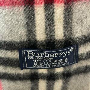 【中古品】 BURBERRY バーバリー マフラー グレー メンズ レディース ファッション小物 本体のみ L51393RKの画像5