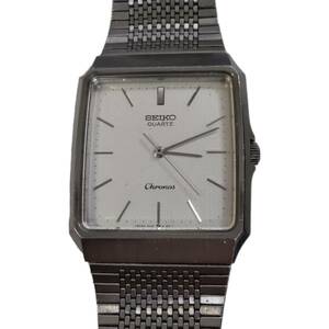 【中古品】SEIKO セイコー 9021-5140 CHRONOS クロノス クオーツ メンズ腕時計 スクエアフェイス 文字盤ホワイト 本体のみ L57263RD