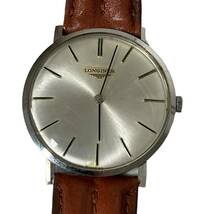 【中古品】 LONGINES ロンジン cal.428 文字盤シルバー 手巻き メンズ腕時計 ベルト社外品 箱無し 本体のみ L59869RD_画像1