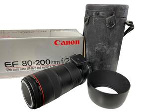 【中古品】Canon キャノン EF80-200mm f/2.8L 望遠レンズ レンズ変色箇所あり 箱 ケースあり hiL4654RO