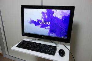 SONY VAIO VPCL237FJ テレビ一体型パソコン (Win7/Core i5 2430M_2.4GHz/8GB/SSD500GB/BD/TV/office2010) 【中古】