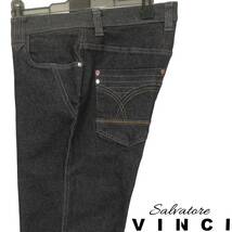 ★VINCI★SALE ストレッチデニムパンツ【黒M/W79~82cm】秋冬モデル 25530429 ビンチ_画像1