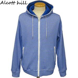 ★Alcotthill★SALE ニット生地パーカー【ブルーLL】春夏モデル 31650710 アルコットヒル