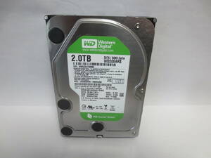 ★ 564時間/3518回 ★ Western Digital WD20EARS 2TB SATA 3.5インチ ★ 