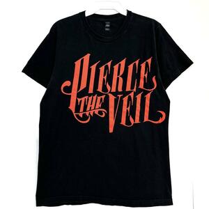 tultexタルテックス大判ロゴPIERCE THE VEILバンドT