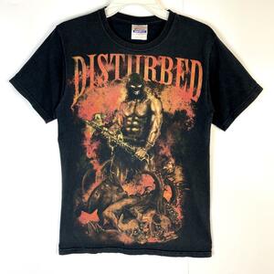 HanesヘインズDisturbedディスターブドバンドTシャツバンTデカ大判