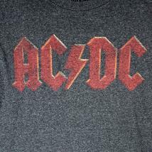 AC/DCバンドTシャツバンTロックTロゴプリントグレーレッドヴィンテージ_画像3