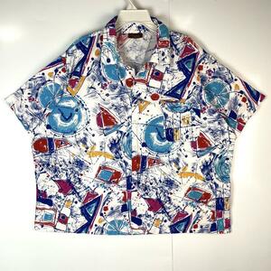 Alexander Martin Alexander Martin . collar shirt total pattern paint 