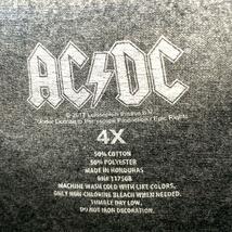 AC/DCバンドTシャツバンTロックT1980年ツアーグレーHellsBells_画像6