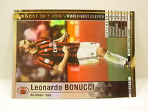 ■ WCCF 2017-2018 WBE レオナルド・ボヌッチ　Leonardo Bonucci 1987 Italy　AC Milan 17-18 World Best Eleven_画像2