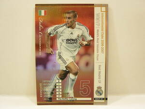 Panini WCCF 2006-2007 WMVP ファビオ・カンナバロ　Fabio Cannavaro 1973 Italy　Real Madrid CF Spain 06-07 Ballon d'Or