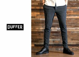 The DUFFER of ST.GEORGE ザ ダファーオブセントジョージ HIGH STRETCH SW SMART PT ハイストレッチ ミニ裏毛 テーパードスキニーパンツS