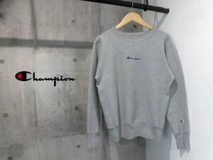 USA製 Champion チャンピオン REVERSE WEAVE リバースウィーブ ロゴ刺繍 スウェット トレーナーL/グレー/メンズ/米国製